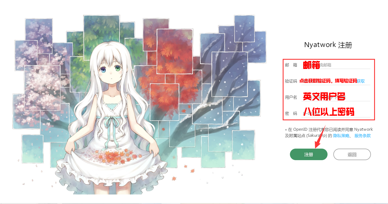 natfrp注册页